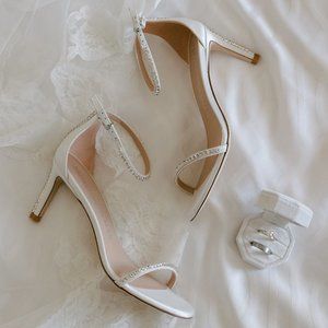 Stuart Weitzman Nudistglam 75 crystal-embellished sandal